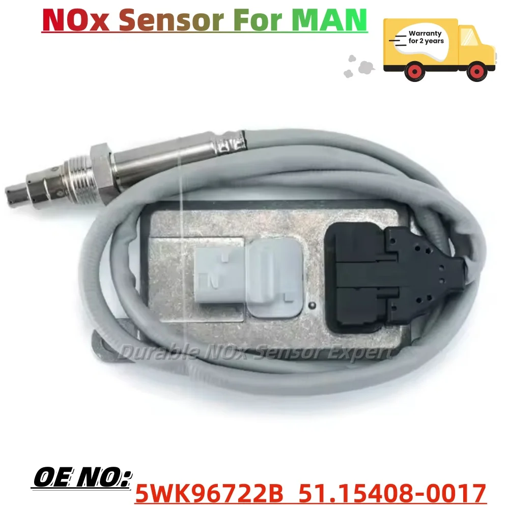 NOx Nitrogen Oxide Sensor 5WK96722B 51.15408‑0017 51154080017 For MAN TGX TGL TGM TGS Euro6 Diesel Truck