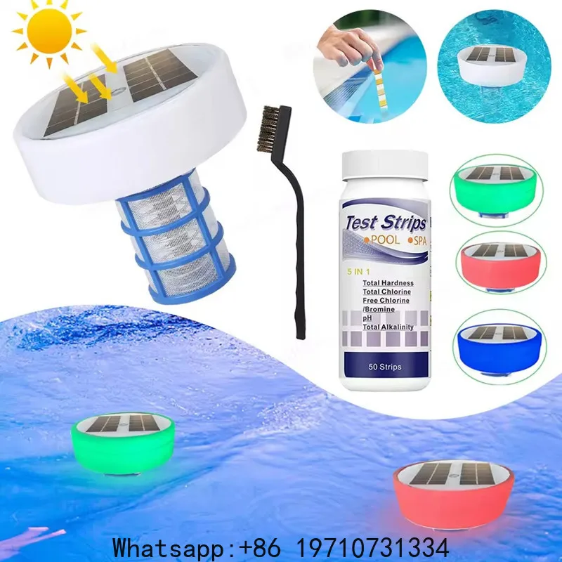 1Set Outdoor Solar Pool Ionizer Cleaner Silver Ion Swimming Pool Cleaning Spa Fountains  Equipment Water Disinfection