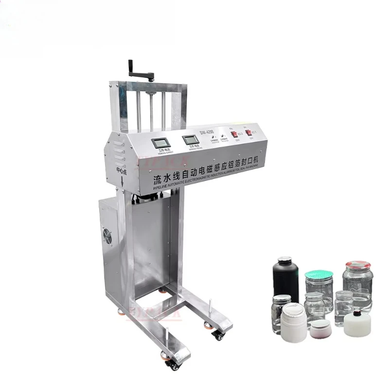 

Automatic electromagnetic induction aluminum foil sealing machine for plastic bottle heat sealing