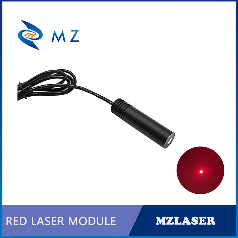 Red Dot Laser vendita calda Compact D16mm 650nm 5mw 3V 5V 12V 24V modulo diodo Laser lente in vetro grado industriale con adattatore