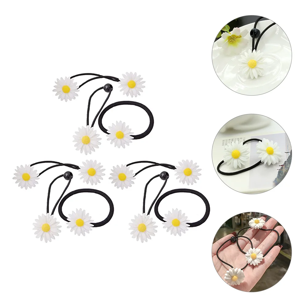 

Daisy Ponytail Hair Accessory Accessories Ties Child Girl Little Girls