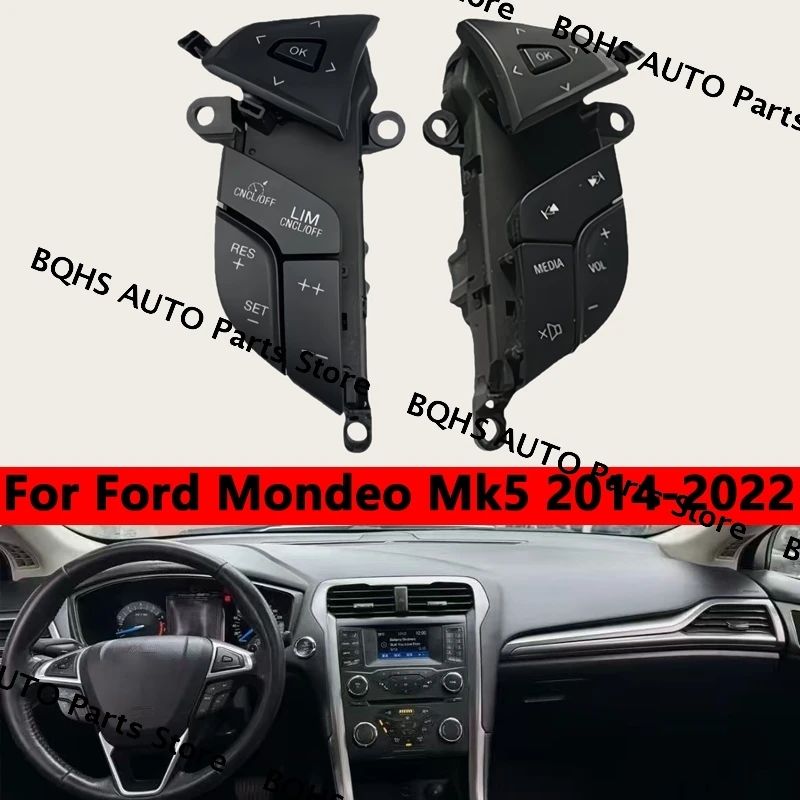 

Переключатель на руле, кнопка круиз-переключателя, регулятор громкости OE: DG9T-9E740 для Ford Mondeo Mk5 2014-2020 2021 2022