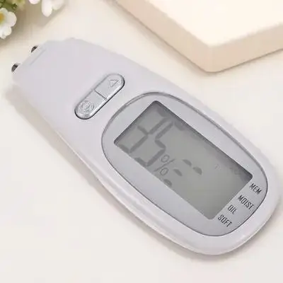 1 Set de Lápiz Analizador de Humedad Facial con Pantalla LCD Retroiluminada, Medidor de Grasa para Uso en la Rutina Facial