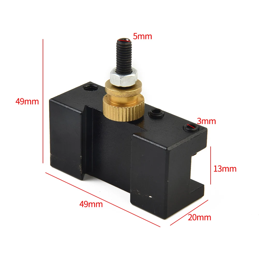 1/4 "- 1/2" مخرطة صغيرة التغيير السريع آخر مواجهة طحن تحول أداة حامل 5 قطعة استبدال مقبض الأداة قطع العمل