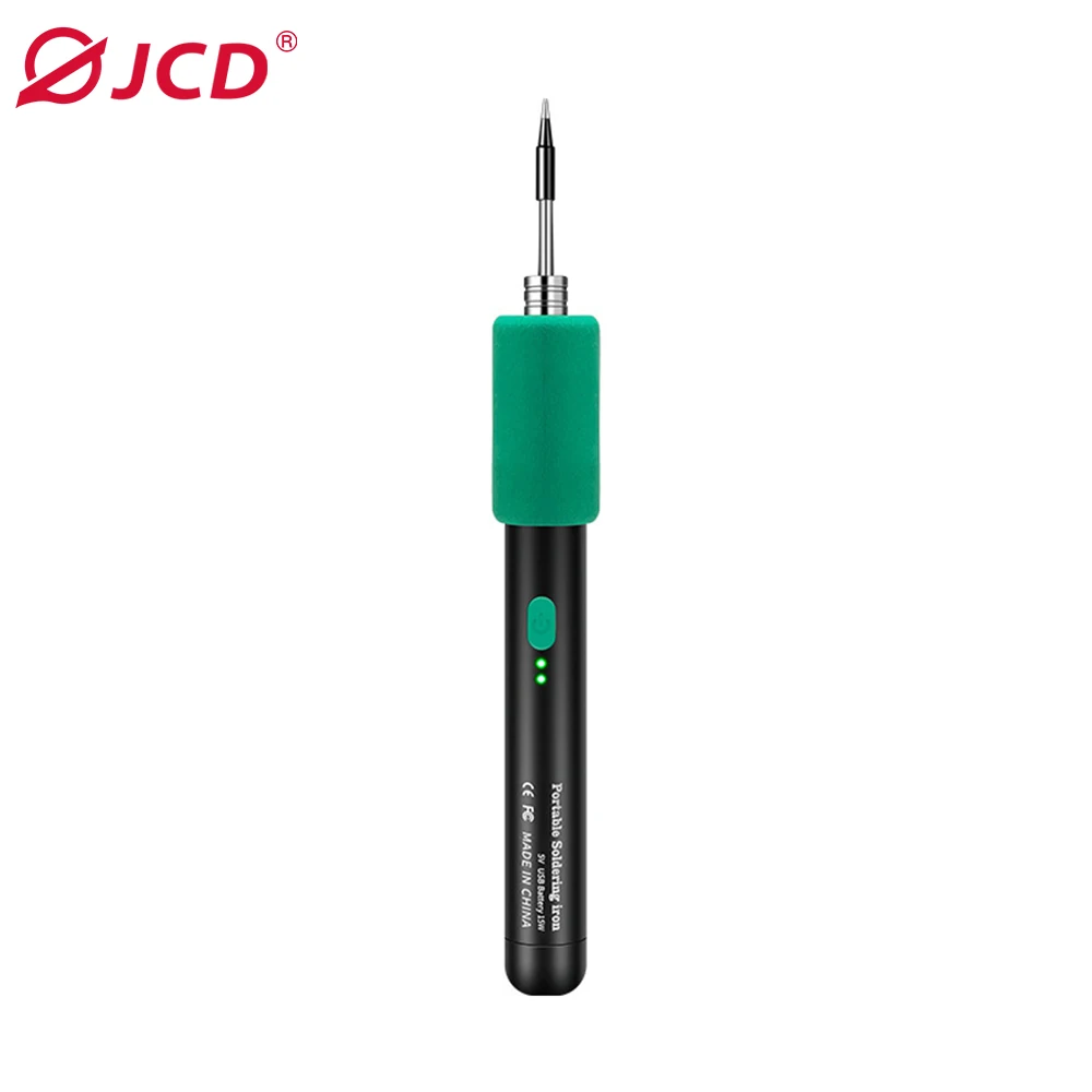 Cordless USB Digital Soldering Iron Adjustable Temperature 300-450℃ Type-C 1000mAh Battery Intelligent Solder Welding Iron Tool