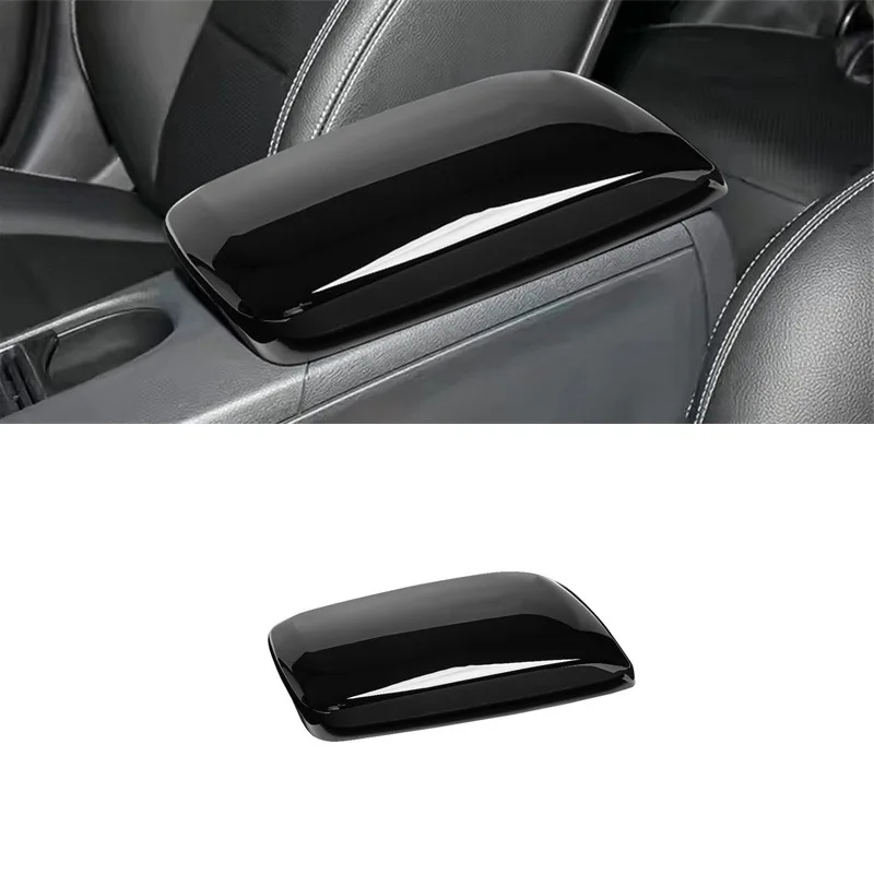 Carbon fiber Car Center Console Tidying Armrest Box Panel Cover Stickers For Mercedes Benz AW176 GLA220 CLA200