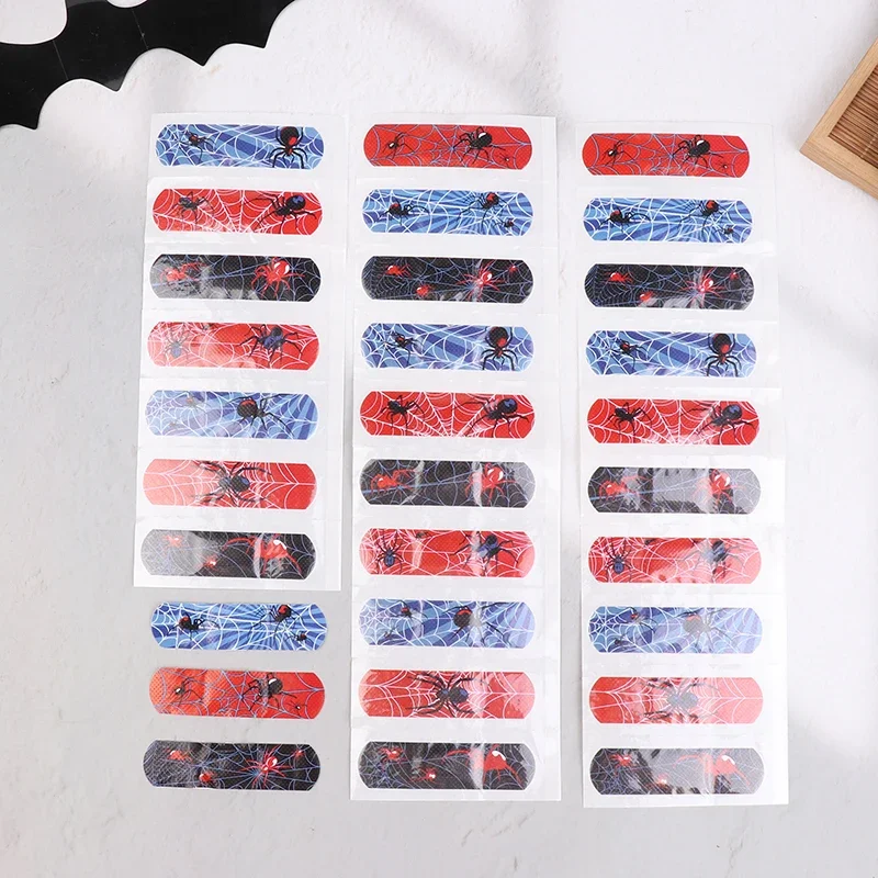 120/1PC Cartoon Spider Band Aid Disposable Breathable Adhesive Bandages Kids First Aid Wound Plaster for Halloween Home Travel view 5