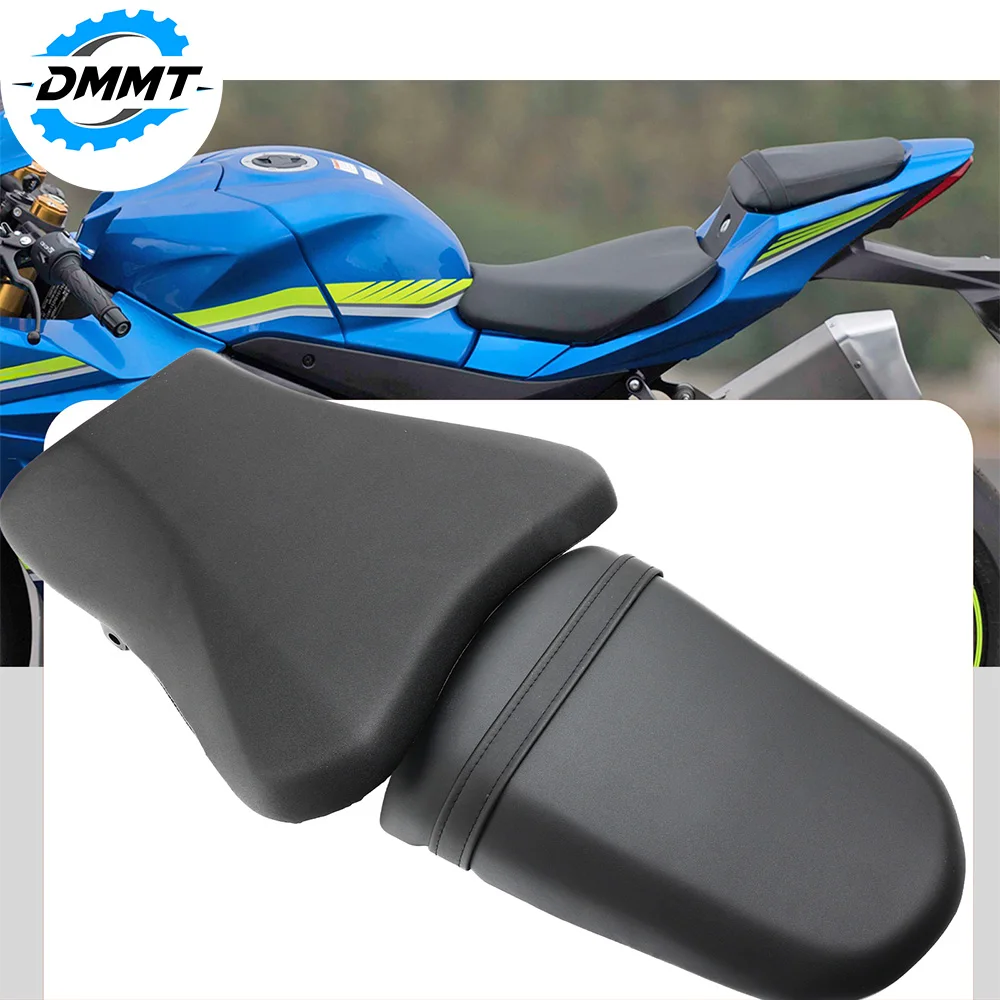 

Сиденье для водителя и пассажира, подходит для мотоцикла SUZUKI GSXR1000 GSX-R1000 2003-2004, черное переднее сиденье, подушка для пассажира.