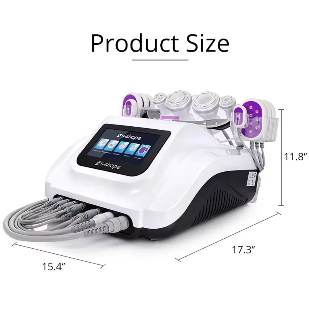 2024 Heißes Produkt 5 in 1 Vakuum-Laser-Radiofrequenz RF Cavi Lipo Abnehmen Ultraschall-Fettabsaugung Kavitationsmaschine für Spa