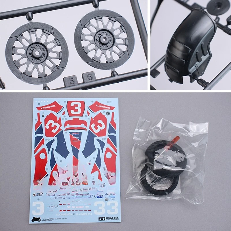 Tamiya kit de modelo proporcional de motocicleta montado de plástico 14099 nsr500 1/12 brinquedo diy coleção presente