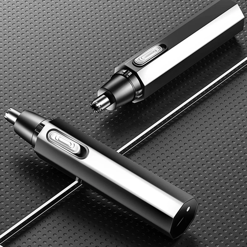 آلة تشذيب شعر الأنف الكهربائية للرجال ، قابلة لإعادة الشحن USB ، آلة تشذيب شعر الأذن والأنف ، أداة تشذيب احترافية