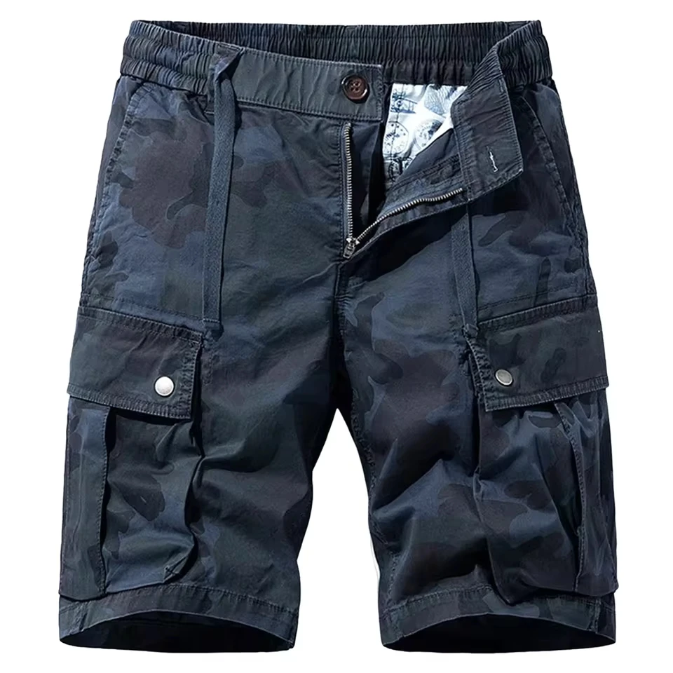Men'S Cargo Shorts Casual Lightweight Pocket Summer Printed Outdoor Work Wear Shorts  Cargo Pants For Men