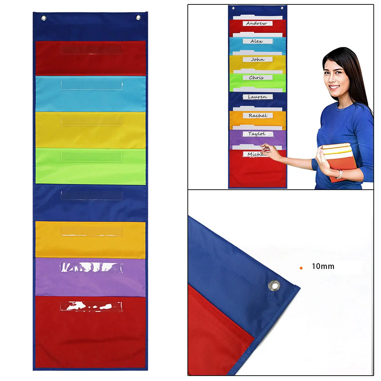 Over Door Schedule Pocket Chart Daily Schedule Pocket Chart for Preschool Learning Teaching Materials Office Classroom Home