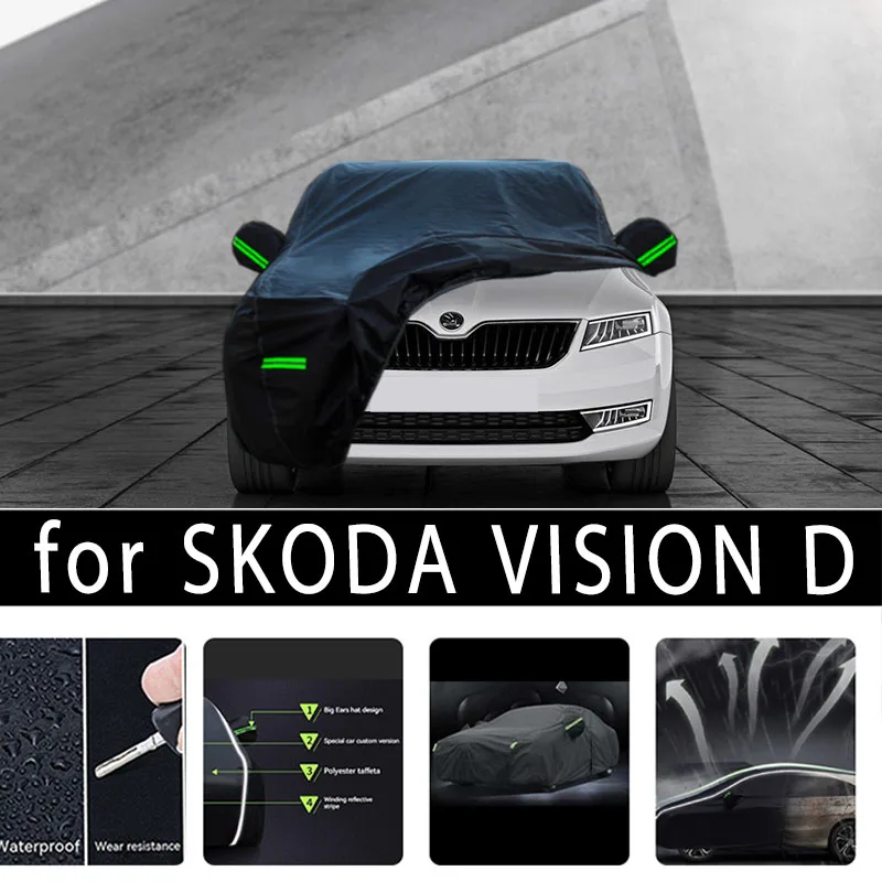 

For Skoda vision d protective covers, it can prevent sunlight exposure and cooling, prevent dust and scratches