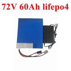 lithium 72V 60Ah lifepo4 battery pack BMS 24S 76.8V deep cycle 170*265*340mm for 5000W 3500W bike scooter Motorcycle