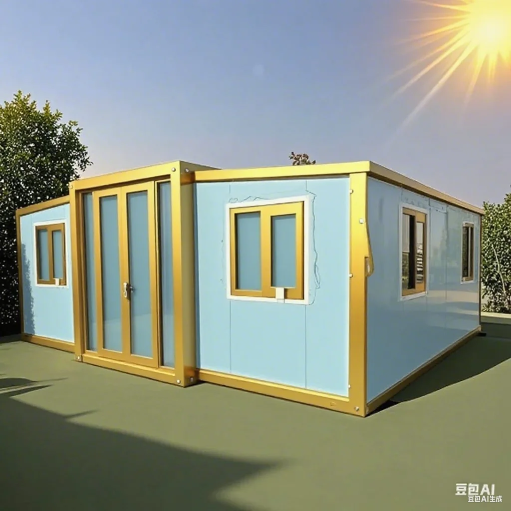 20ft 30ft 40ft المحمول الجاهزة توسيع طوي المنزل حاوية الشحن منزل مصنوعة من لوحة ساندويتش الصلب
