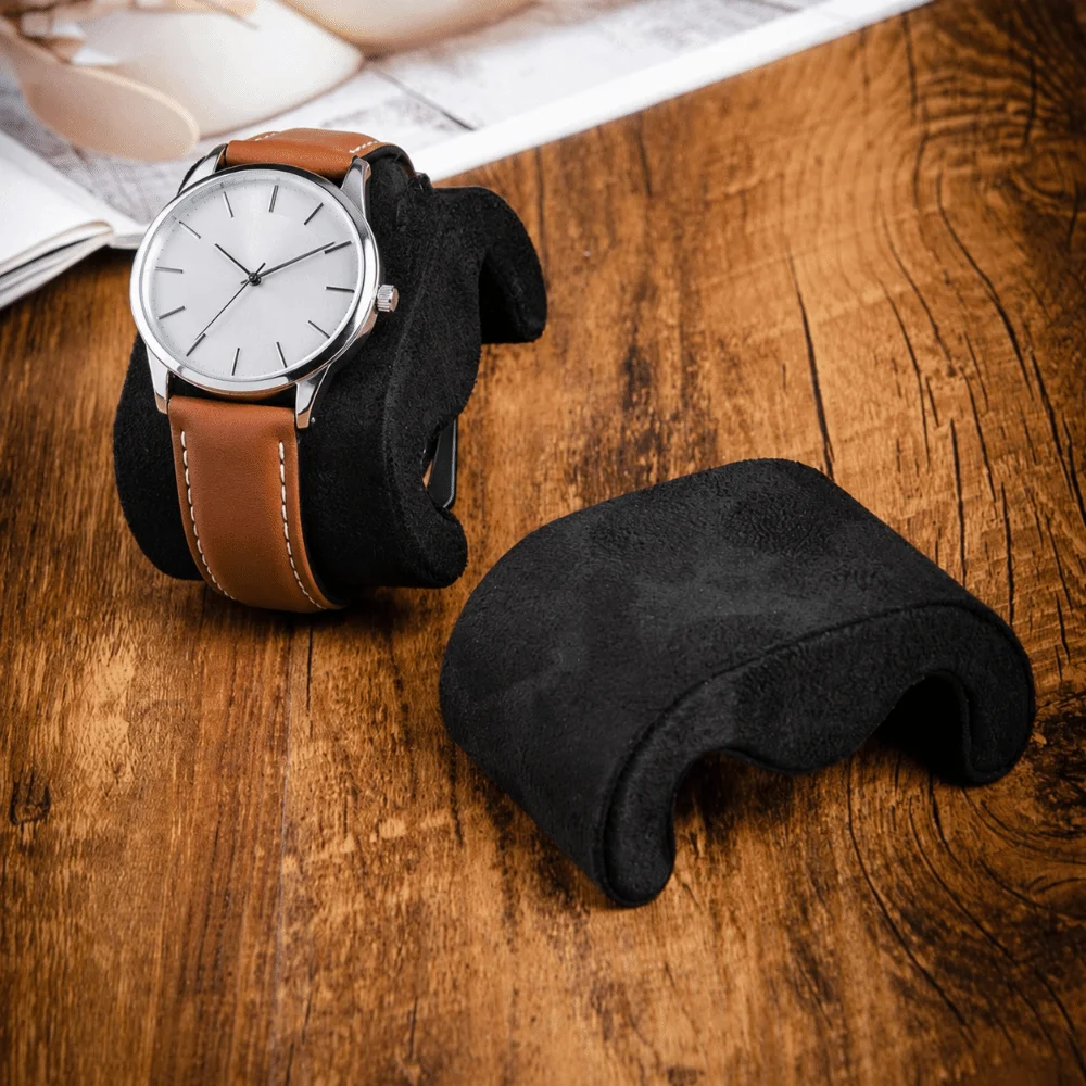 Soft Suede Velvet Watches Storage Pillow Fixed Multi Functional Fixed Pillows Display Watch Boxes Accessory Bracelet
