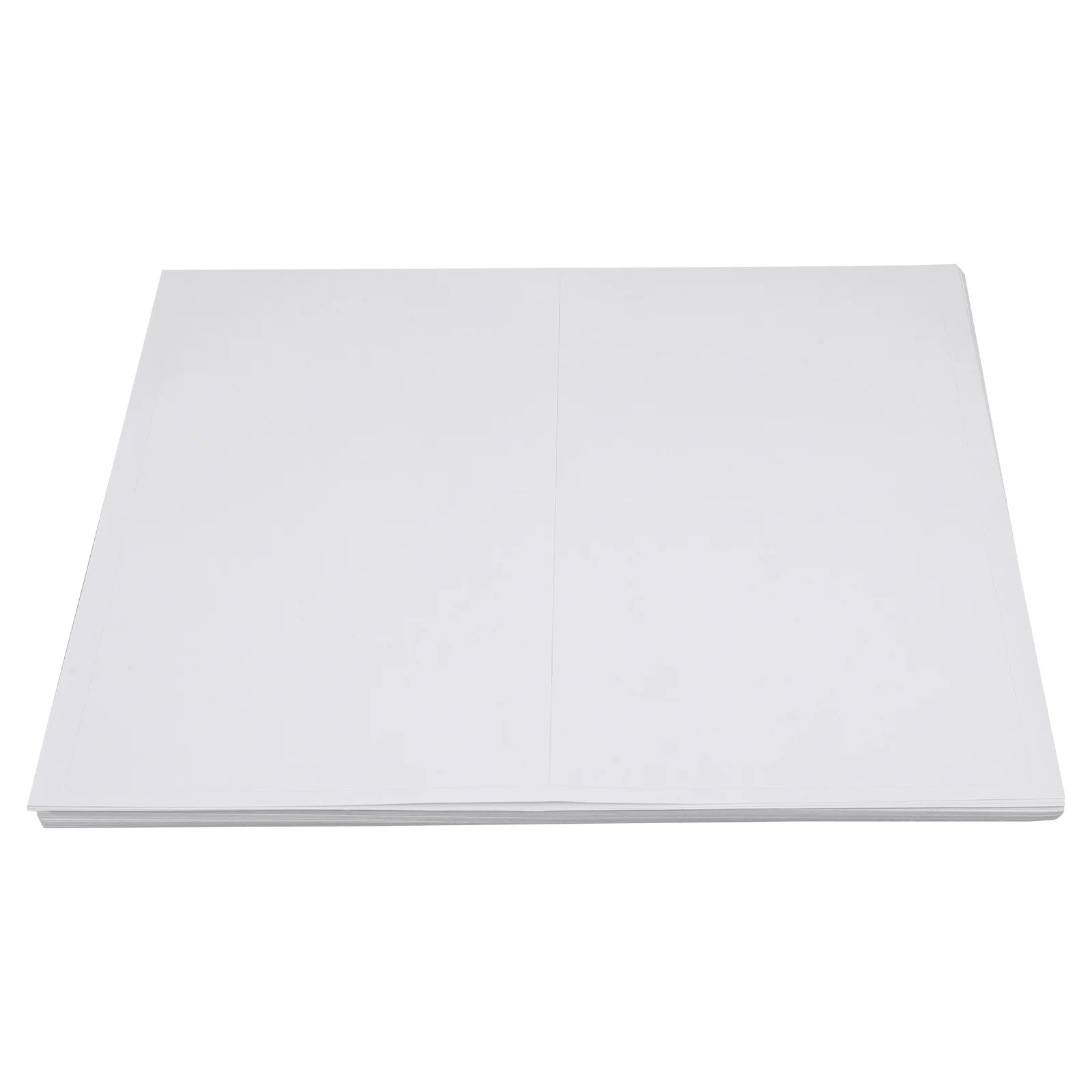 ورق ملصقات قابل للطباعة A4 ورق ملصقات لاصق ذاتي اللصق غير لامع مقاوم للماء للشحن علامات مجلد ذاتية الصنع