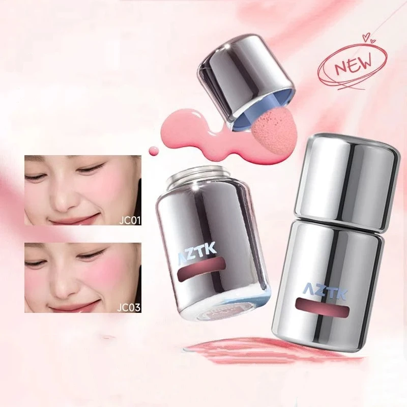 AZTK 블러셔 컬러 페이스 메이크업 리퀴드 블러쉬 모이스처라이저 롱래스팅 아이섀도우 뷰티 볼륨업 치크 틴트 화장품
