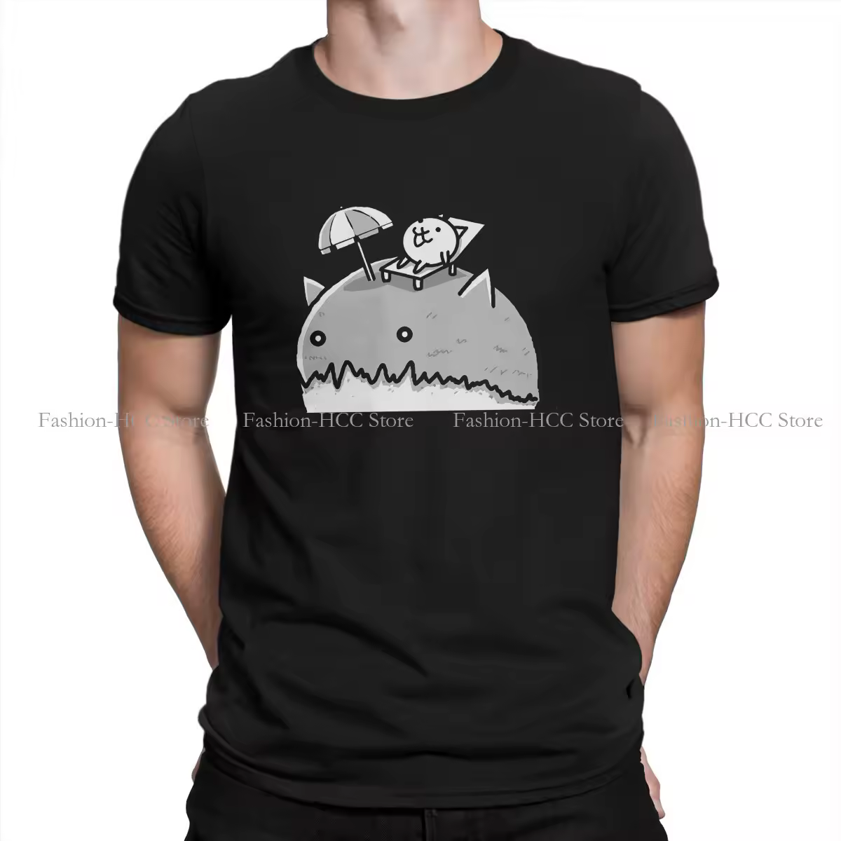 Sunshine Hipster Polyester TShirts Battle Cat Male Graphic Streetwear T Shirt O Neck