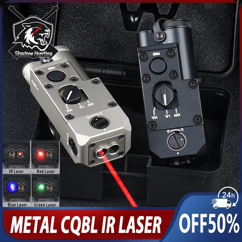 Tactical WADSN Metal CQBL-1 Red Green Blue Dot IR Laser CQBL Scout Lndicator Hunting Weapon Flashlight Fit 20MM Picatinny Rail