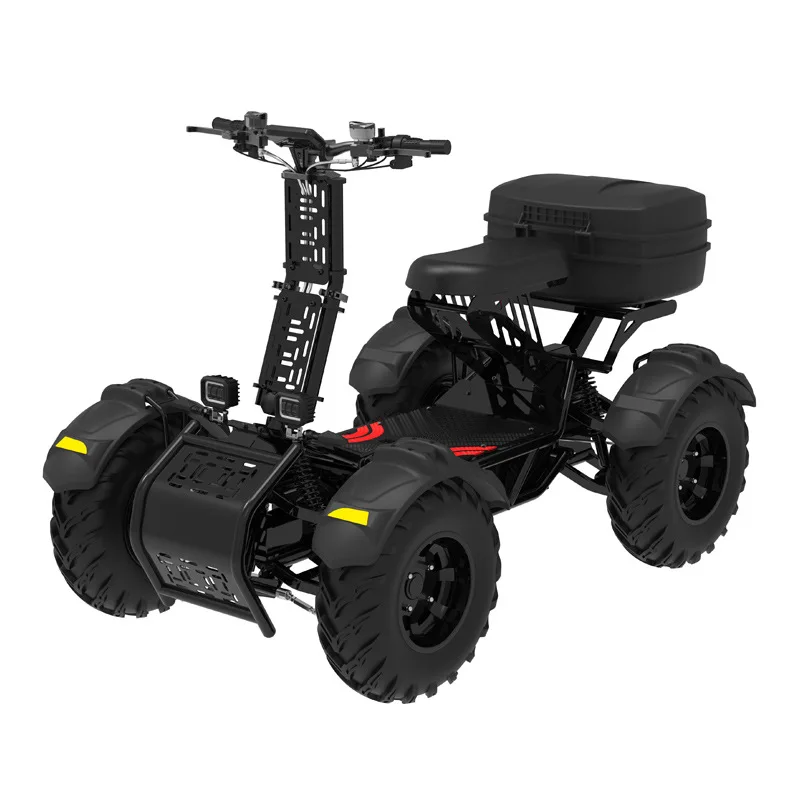 Four-wheel drive high-horsepower off-road vehicle with a range of 150KM and strong power electric motorcycle