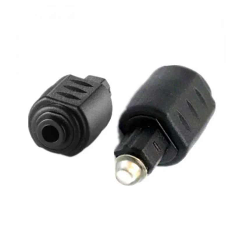 Mini Optical Audio Adapter 3.5MM Female Jack To Digital Toslink Male Plug for Amplifier