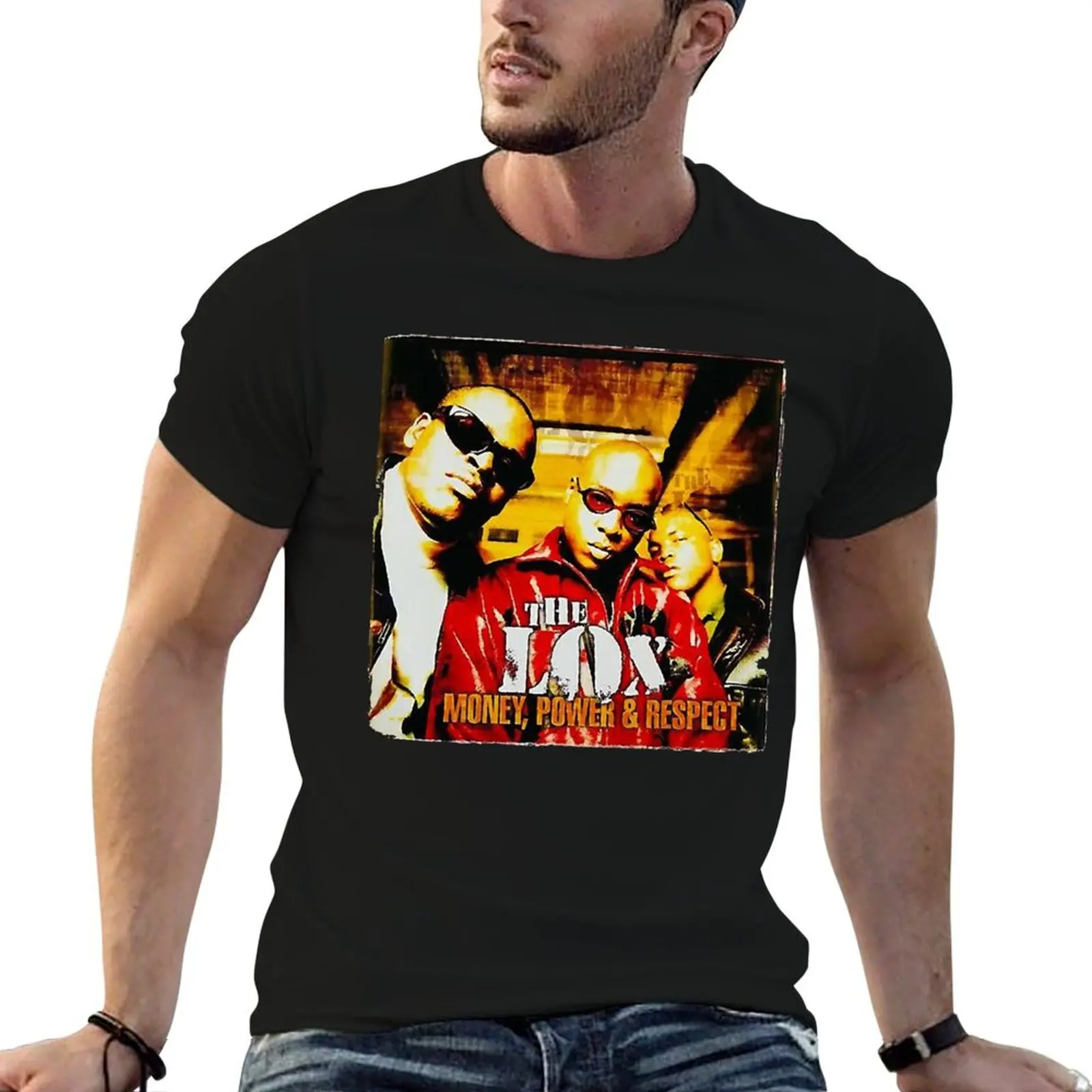 Camiseta divertida para hombre The Lox Yonkers Jadakiss Sheek Awesome para fanáticos de la música, paquete de camisetas de algodón