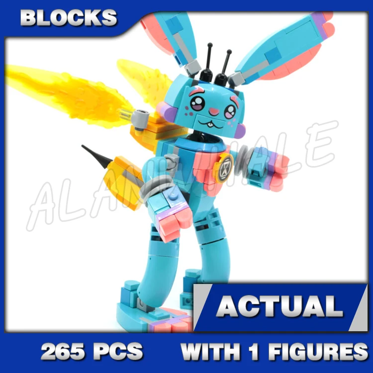 285pcs Dream Izzie e Bunchu the Bunny Rabbit animal Nightmare Grimspawn 81453 Building Blocks Toy compatibile con il modello