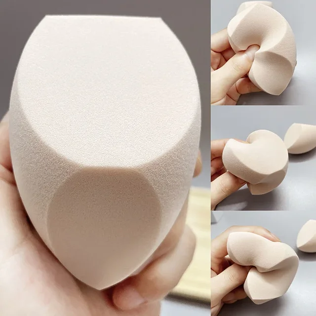 Duży rozmiar gąbki do makijażu na mokro i na sucho Podwójne zastosowanie Miękka gąbka do makijażu Podkład Puff Powder Cream Smooth Puff Akcesoria do narzędzi do makijażu