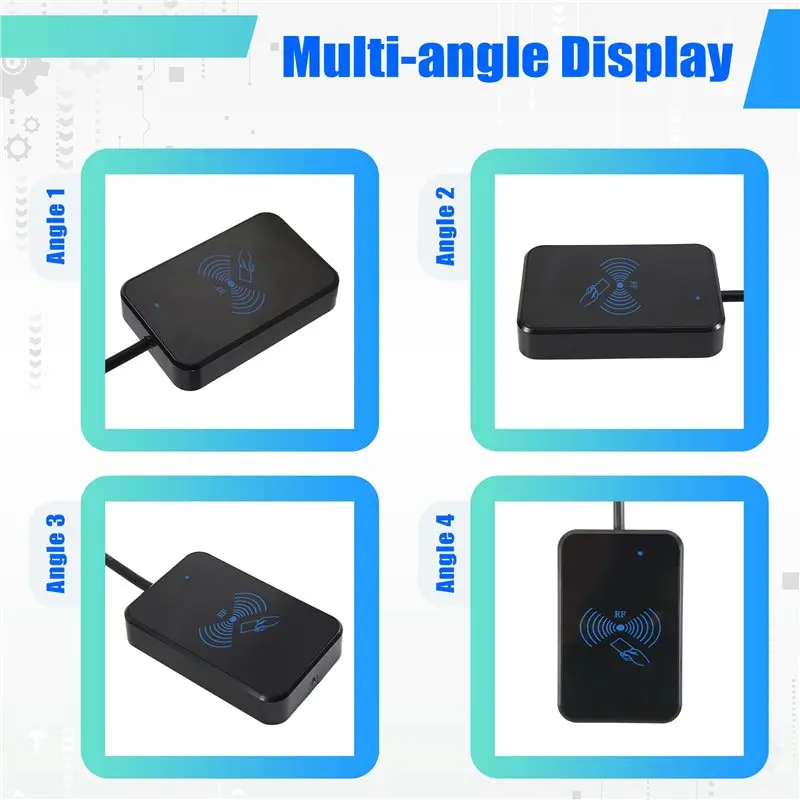 B68C RS232 RFID UHF Reader/Writer With Software Batch Card Writing Support RS232 RS485