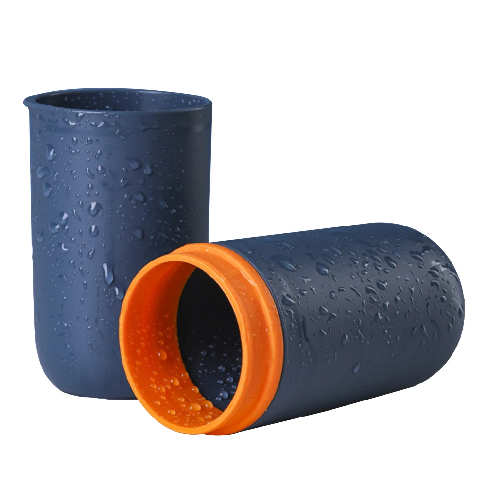 

Toothbrush Storage Box Travel Case Toothpaste Holder Water Cup Container Pp Simple Practical Long Service Life