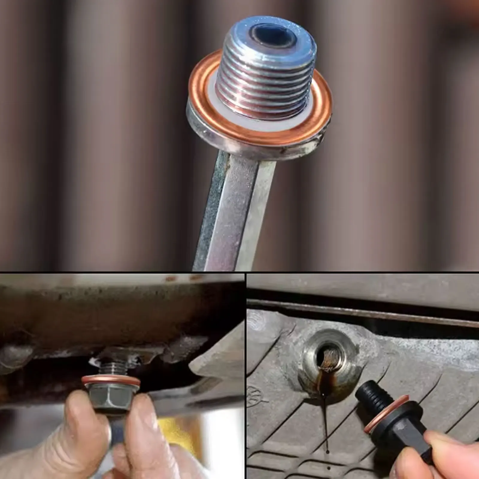 N0138157 النفط قابس التصريف طوقا النحاس سحق غسالات M14 لأودي A3 A4 A6 C6 C7 Q5 Q3 Q7 TT VW باسات B5 B6 جولف جيتا تيجوان