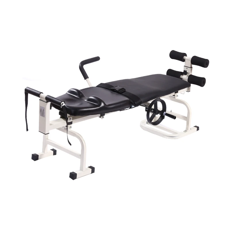 Multi functional household lumbar traction bed, lumbar disc herniation traction device, treatment device, fully automatic