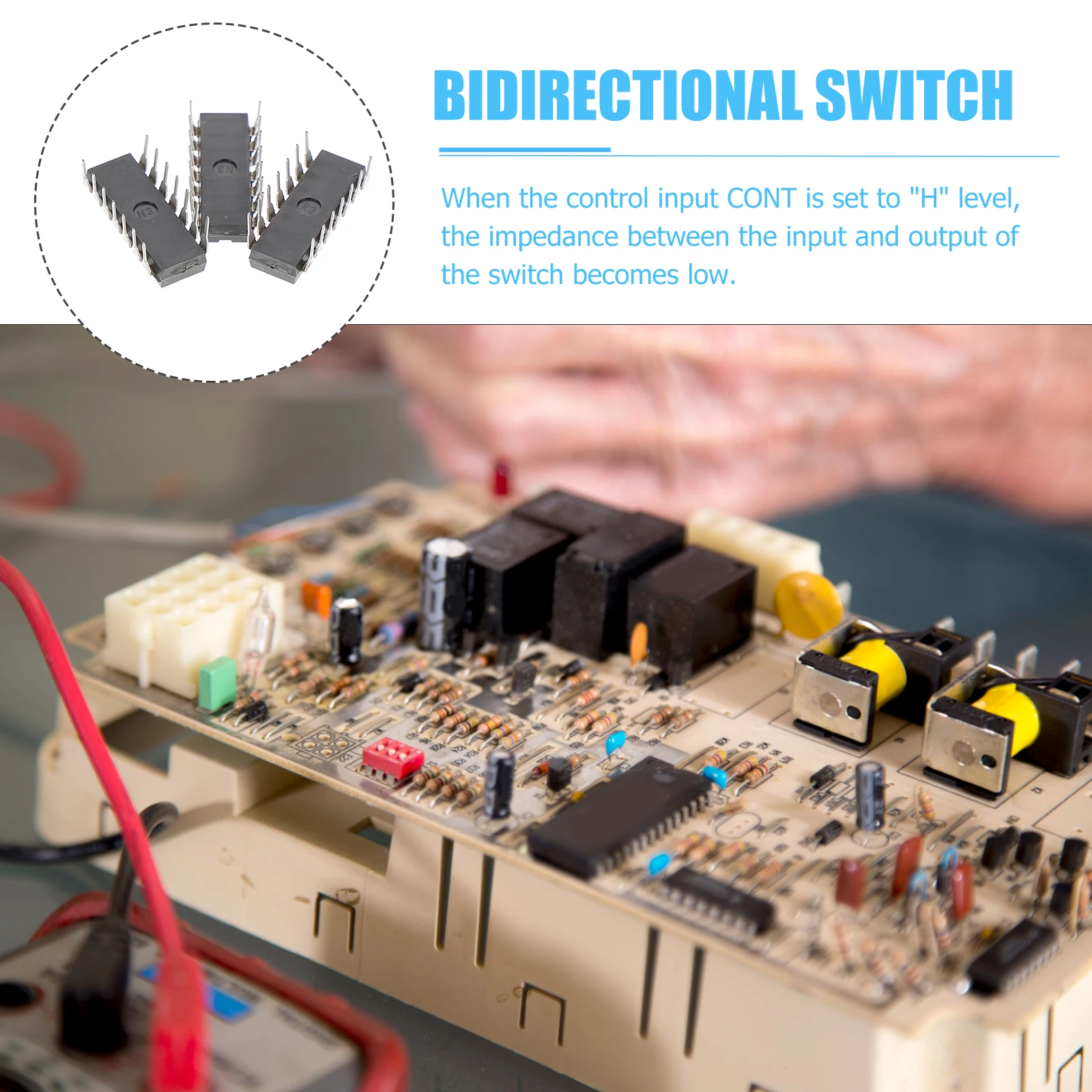 

20pcs Quad IC Chip DIP14 Logic Analog Switch Gates Digital Analog Logic Ic Replacement Low ON Resistance Practical