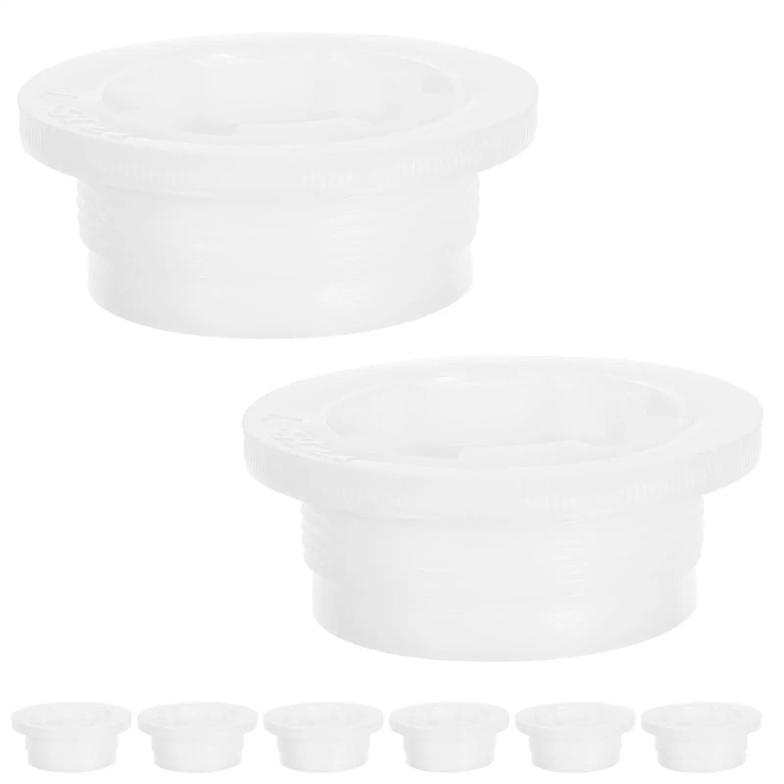 8 Pcs Oil Drum Seal Cover Bucket Lid Gallon Barrel Plug Caps Bung Plastic Water