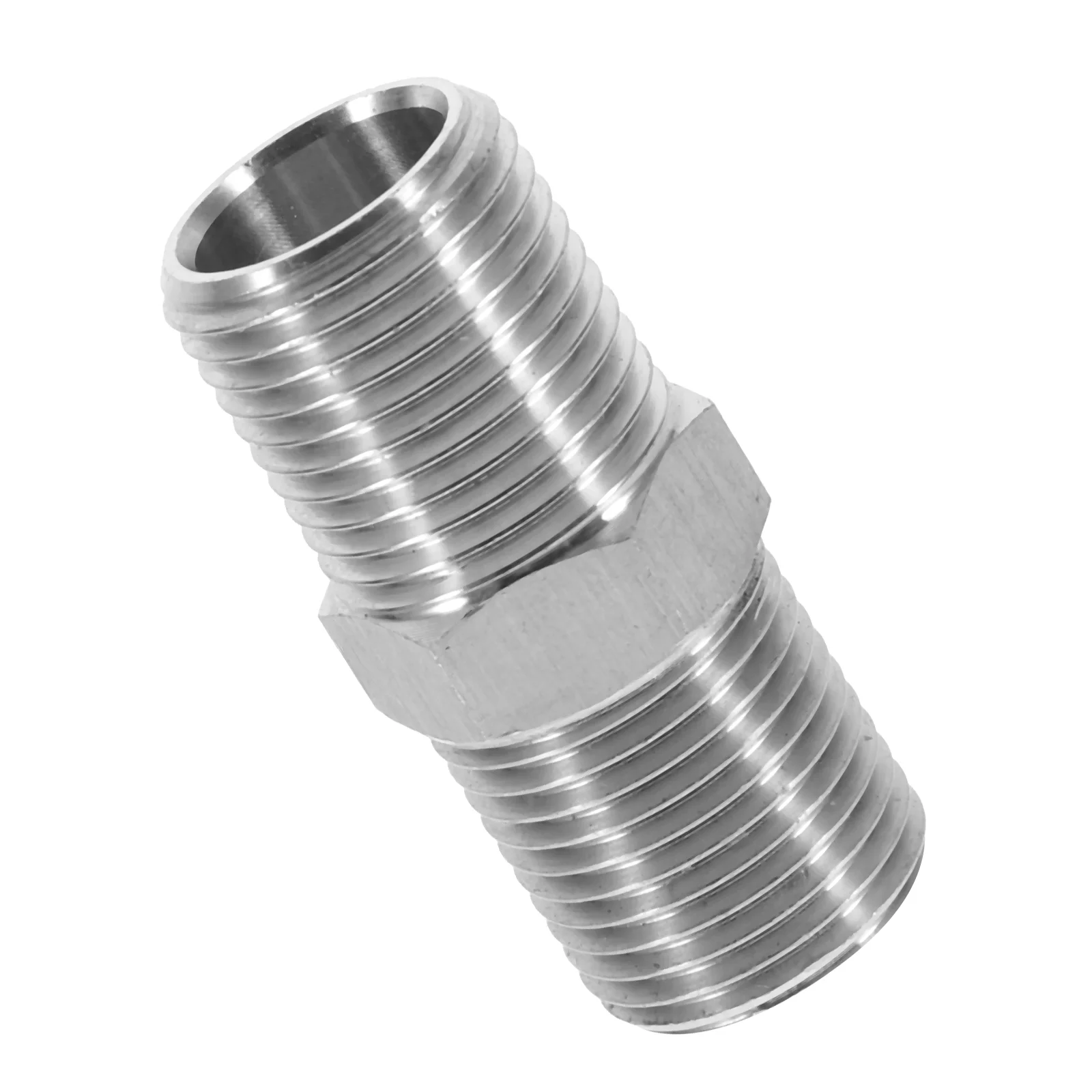 Suite Stainless Steel Pipe Fittings Hose Connector 1/2 Pressure Washer Extension Adapter