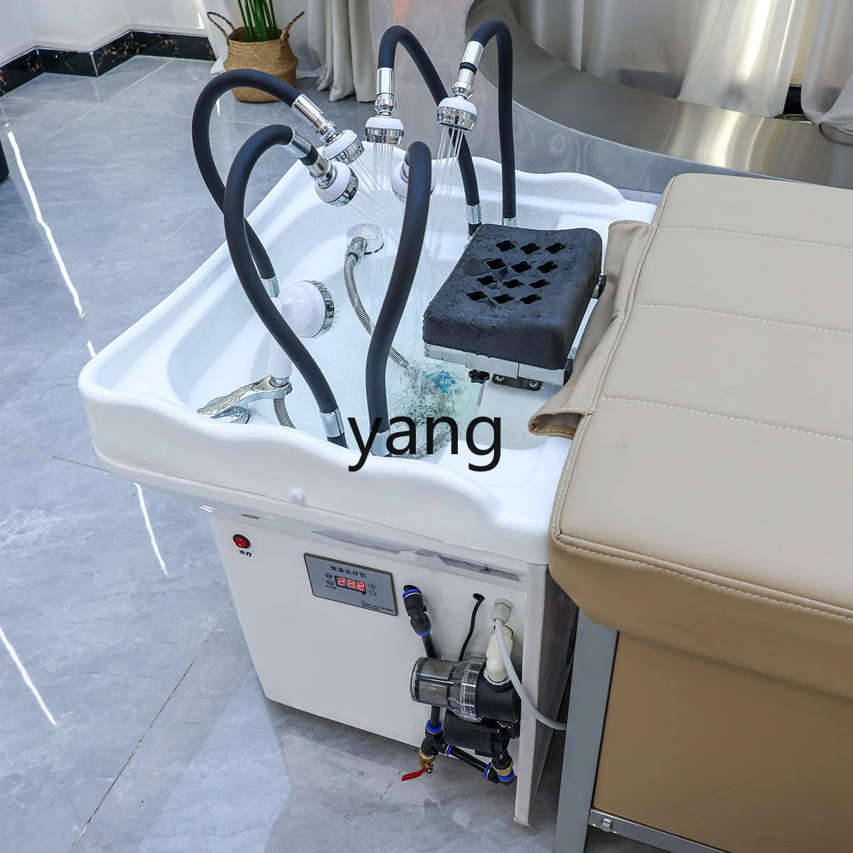 LH1  movable shampoo basin health center matching electric beauty bed household fumigation water circulation