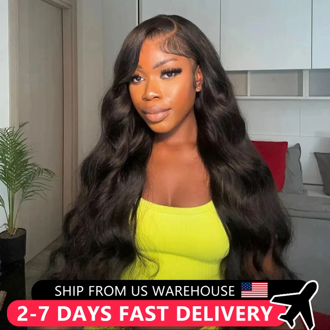 Body Wave Glueless Wig Brazilian 13x4 Transparent Lace Front Wig Human Hair 4x6 5x5 HD Lace Closure Wigs Pre Plucked For Women