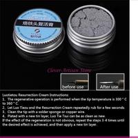 E06B Refresher Solder Cream Tip Clean Electrical Soldering Iron for Oxide Head Lead-Free Cleaning Welding Fluxes Solder Paste