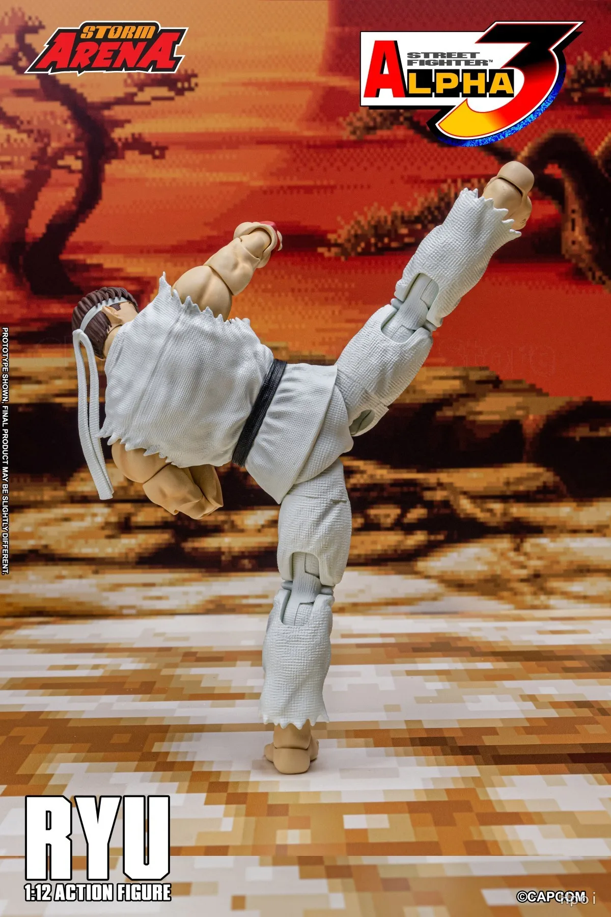 【Original】Storm Collectibles RYU - STREET FIGHTER ALPHA 3 "STORM ARENA" 1/12 Scale Action Figures Toys