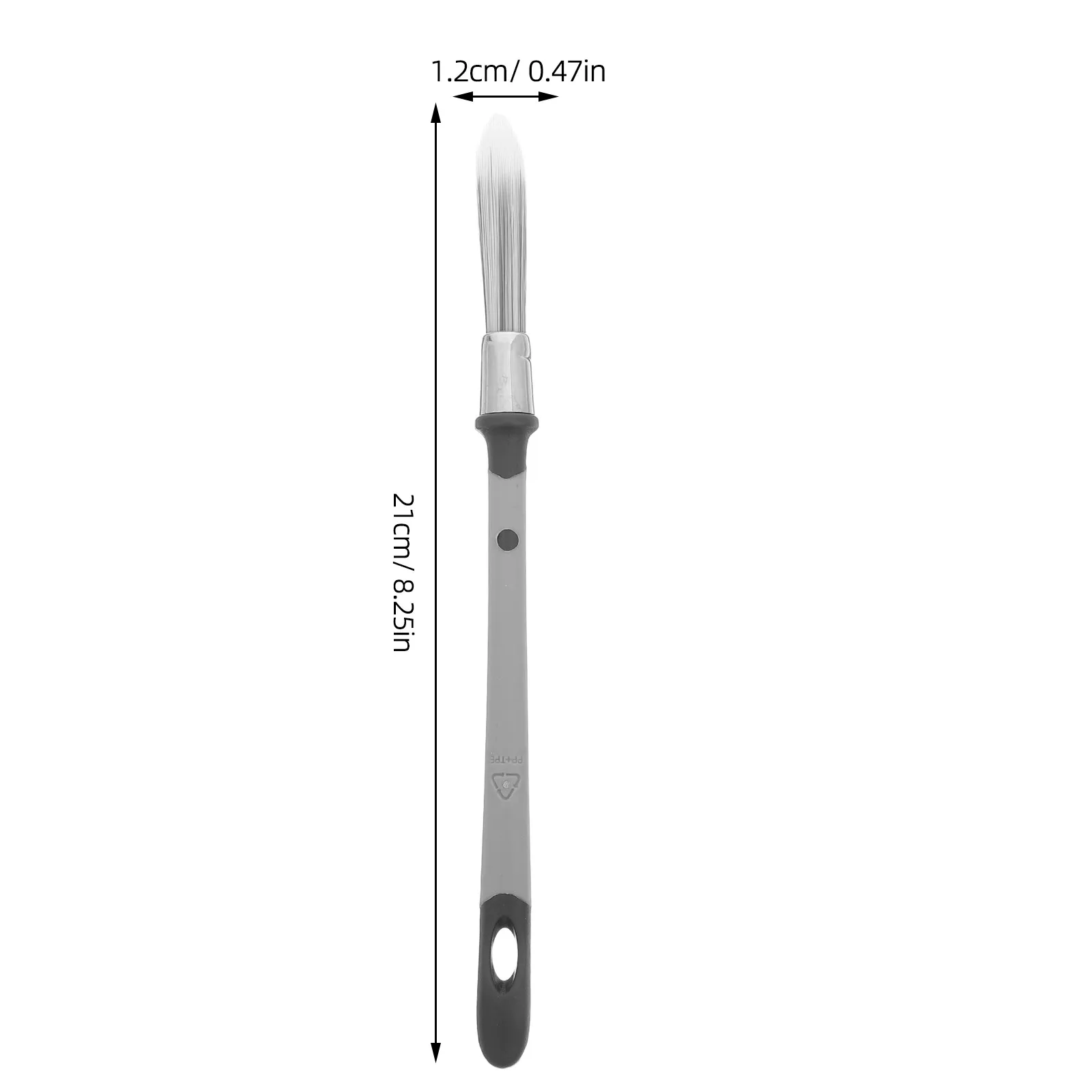 3Pcs Trim Paint Brushes Detail Paint Brush Set Pointed Small Brushes for Skirting Baseboards Wall Corners Grout Touch Up