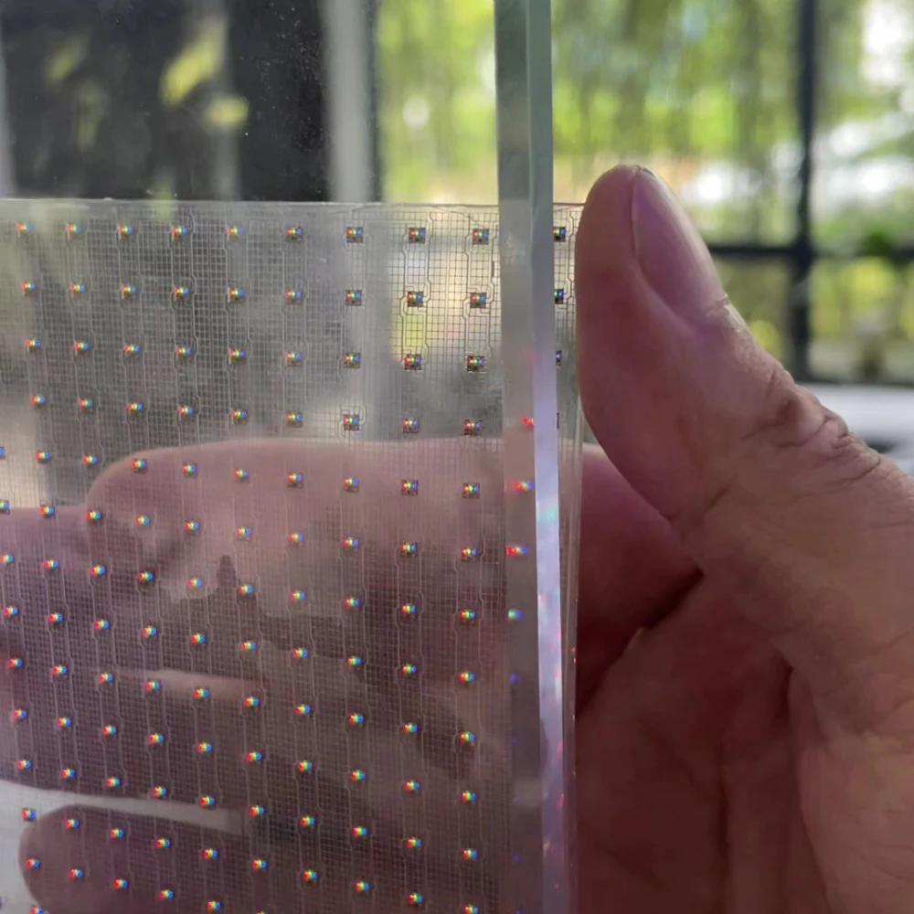 

Transmission Screen Affixed to the Glass Patent Design Led Transparent Display Screen Flexible Film High Light