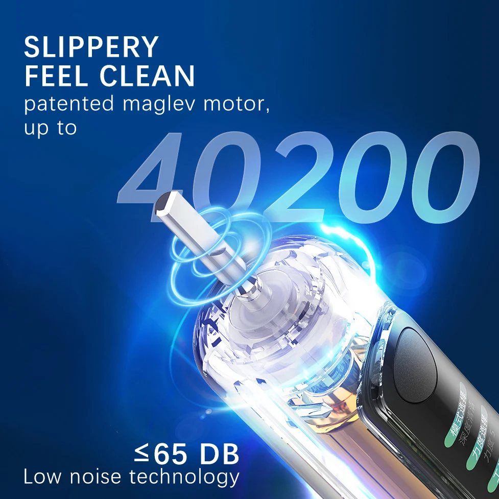 Xiaomi Mijia Smart Sonic Escova de Dentes Elétrica Clareamento Dental Oral Care Tooth Escova Ultrasonic Whitener Recarregável