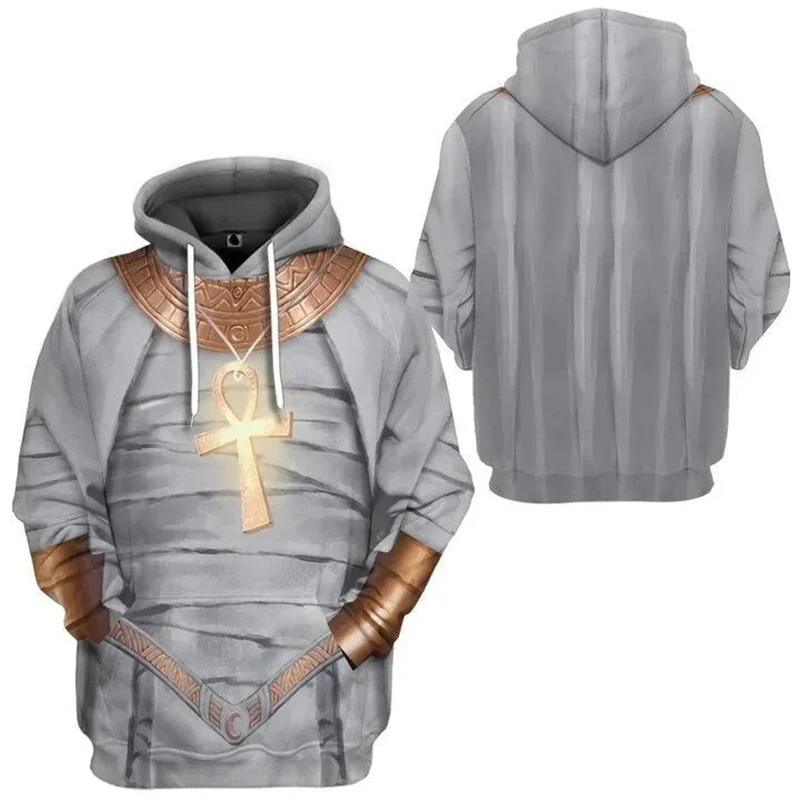 Fashion 3D Printed Knight Medieval Armor Men Hoodies Knights Templar Harajuku Hooded Sweatshirt Unisex Casual Jacket Pullovers