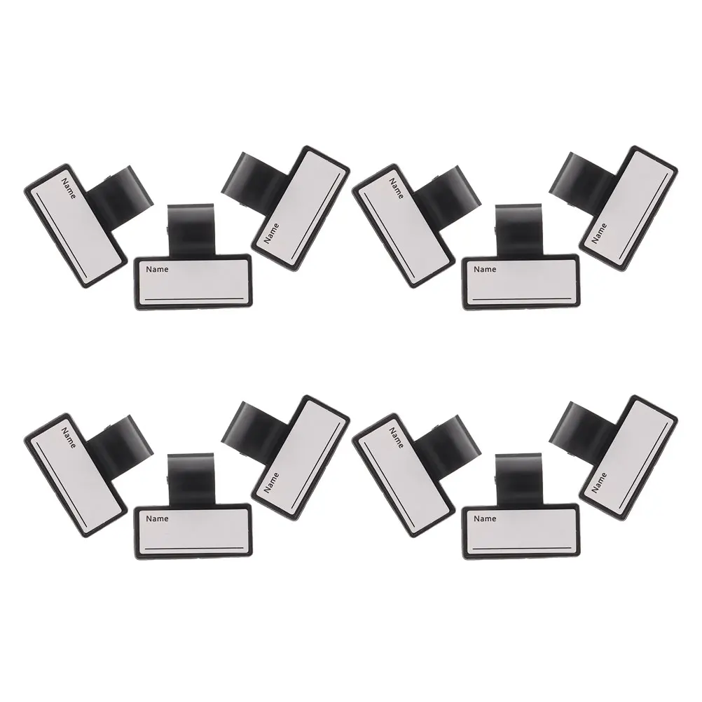 

12Pcs Stethoscope Name Tags ID Labels Blank Clips Charms ABS Plastic Nurse Marker Badge Holder Accessories Identification Cards