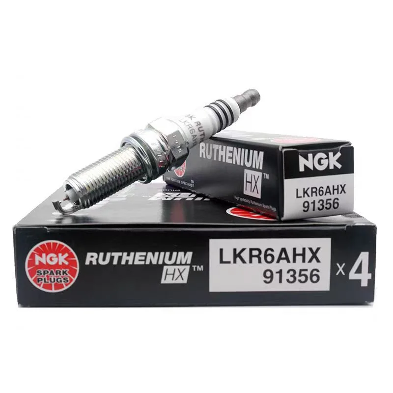 4pcs NGK Ruthenium HX Spark Plug LKR6AHX 91356