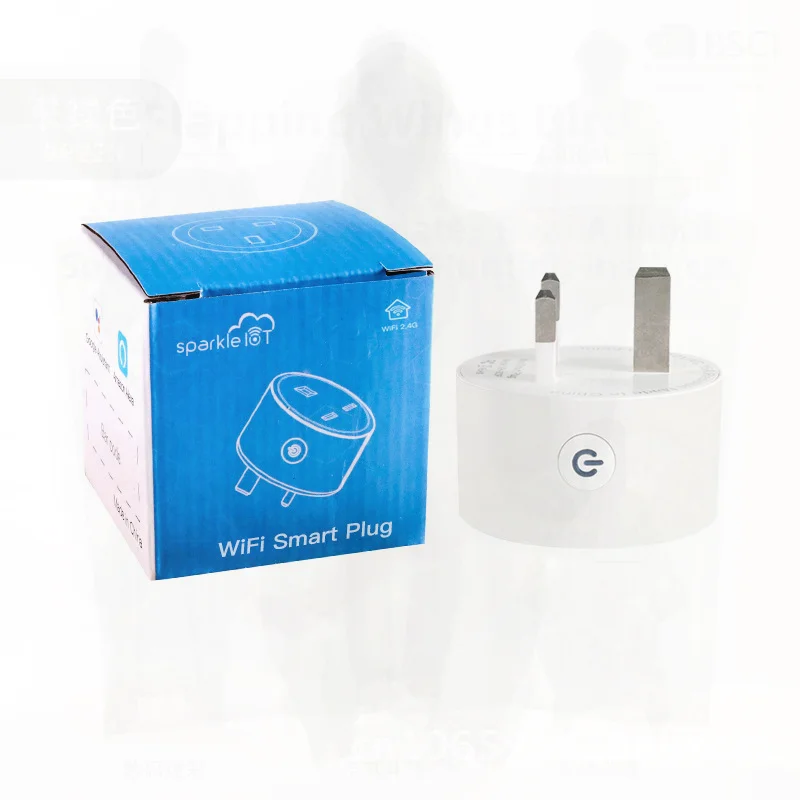 مقبس واي فاي ذكي مع التحكم الصوتي Alexa وتصميم HomeKit المتوافق مع الكتابة على الجدران Wifii البريطاني لأتمتة المنزل