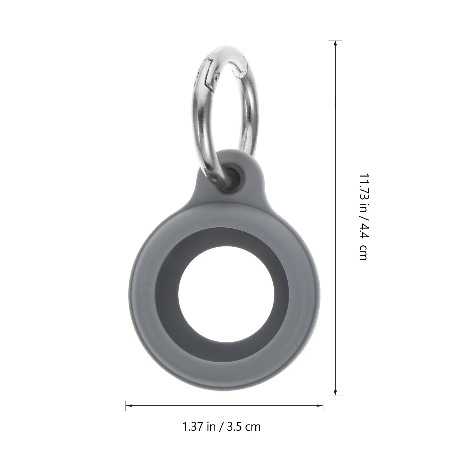 2Pcs Silicone Protective Case Tracer Cover Shockproof Sleeve Portable Anti-Scratch Lightweight Keychain Compatible