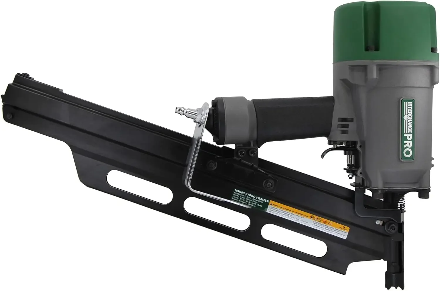 Interchange Pro Degree 3-1/4 Zoll Kunststoffstreifen, runder Kopf, robuster Rahmennagler